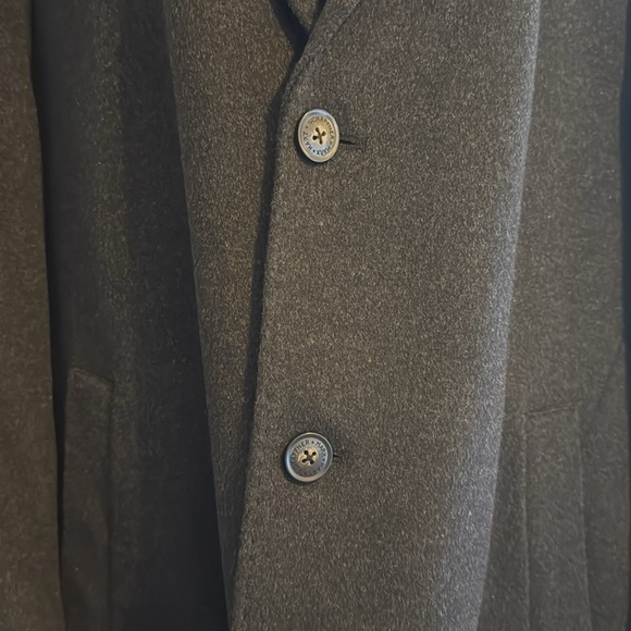 Hart Schaffner Marx - Mens Wool Cashmere Overcoat - Picture 6 of 11